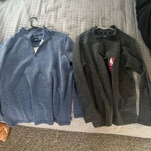 GAP crew style collared long sleeve shirts. Heavy material. Size XL